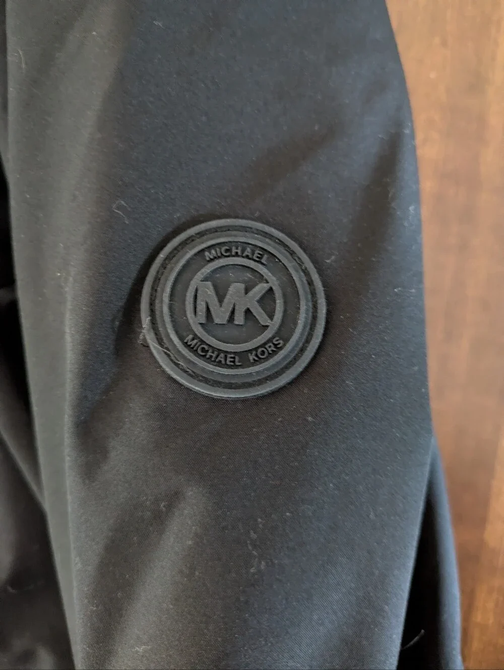 Michael Kors Black Hooded Utility Jacket XS